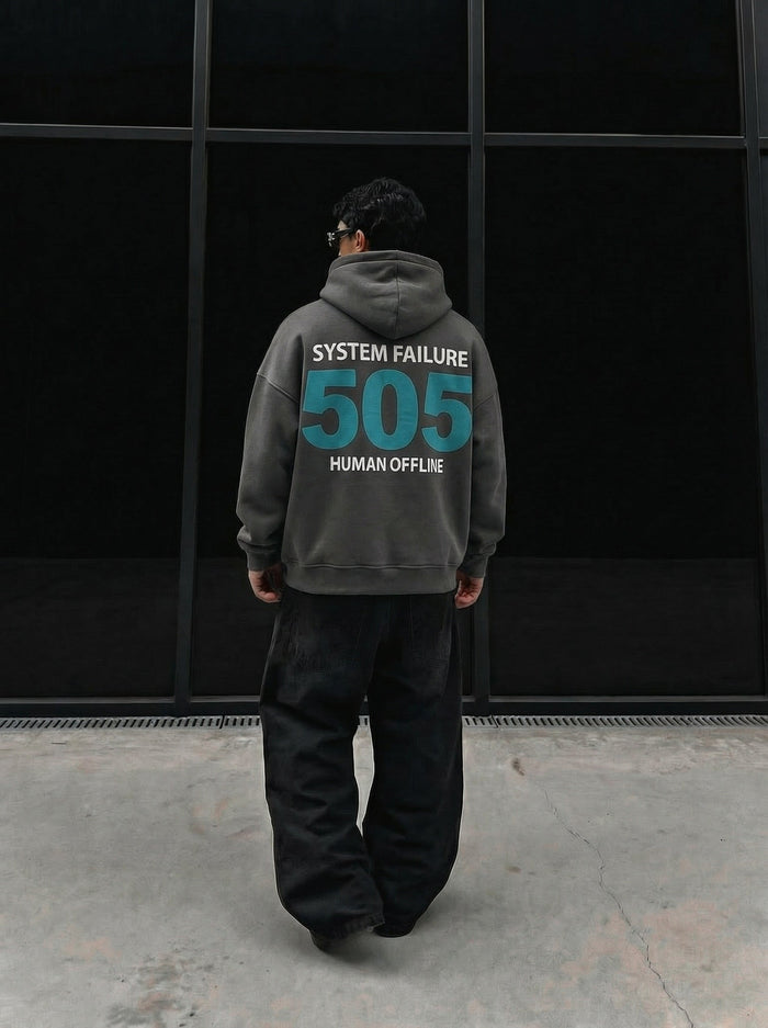 Oversize 505 Hoodie - Antracit