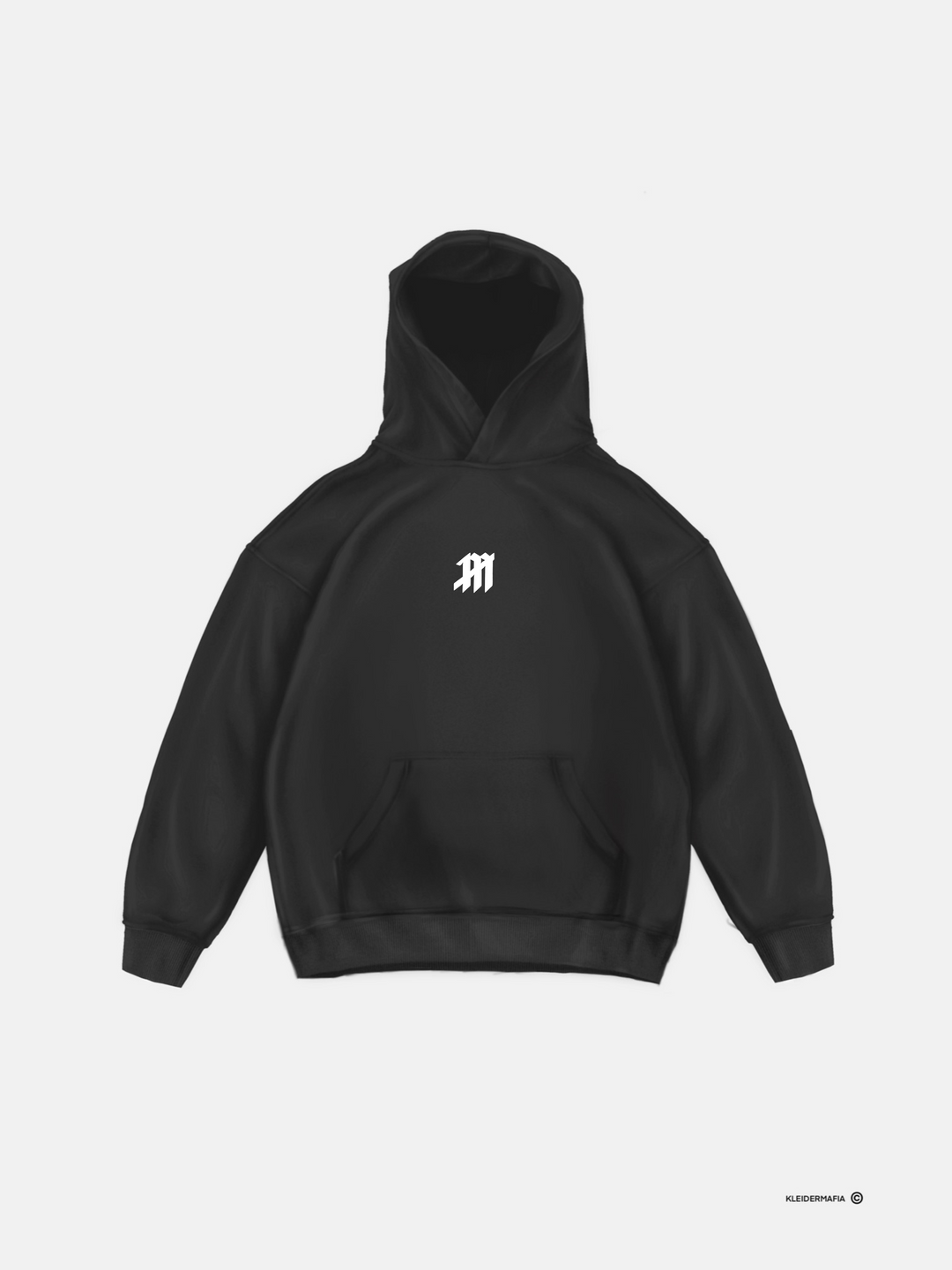 Oversize Musse Hoodie - Svart och Vit