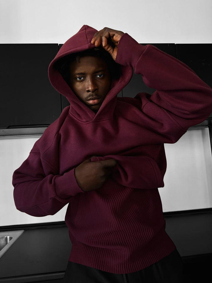 Överdimensionerad Basic Hoodie - Port Royale