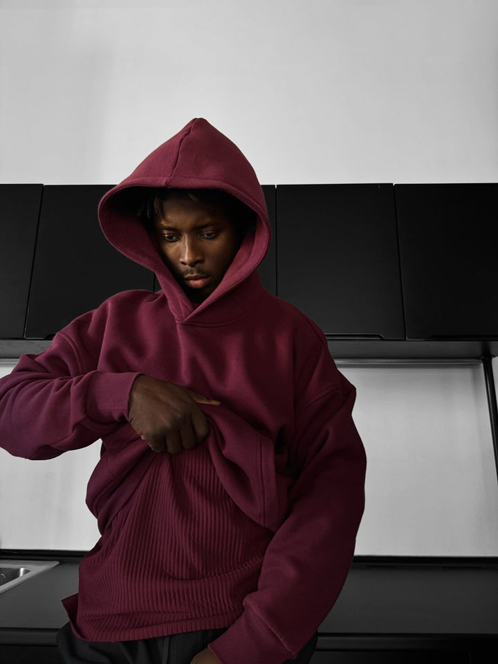 Överdimensionerad Basic Hoodie - Port Royale