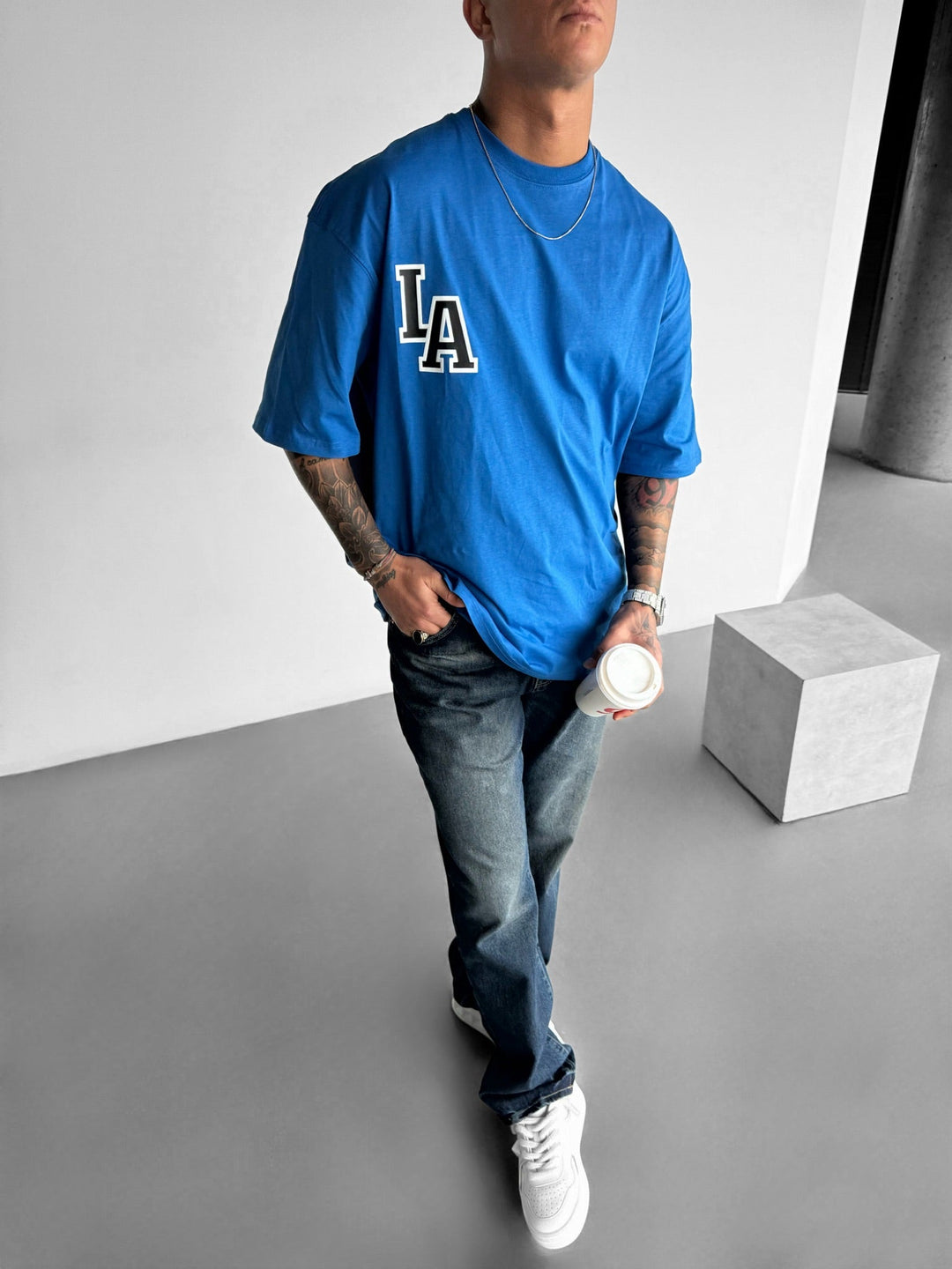 Oversize L.A T-shirt - Saks