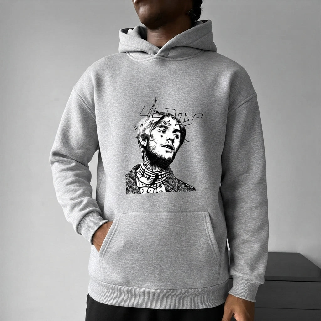 Översized Musse Hoodie - Antracit