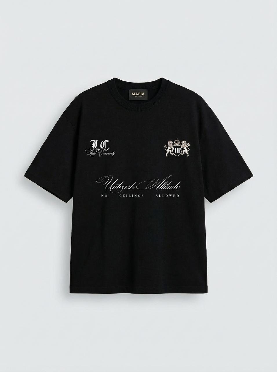 Oversize Lokal T-shirt - Svart