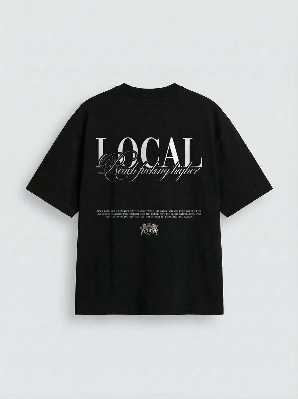 Oversize Lokal T-shirt - Svart