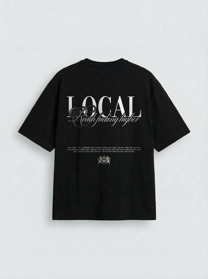 Oversize Lokal T-shirt - Svart