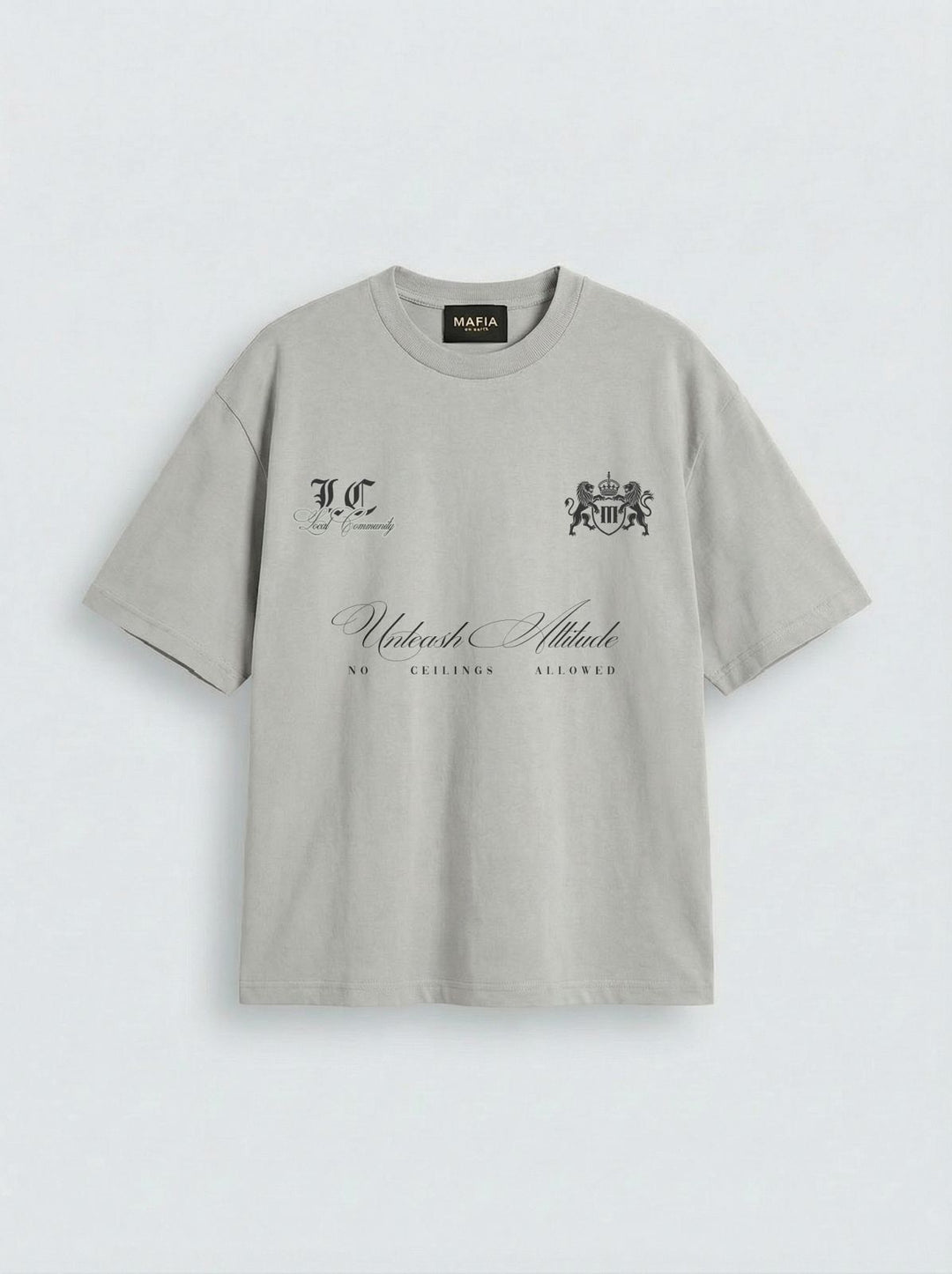 Oversize Lokal T-shirt - Grå