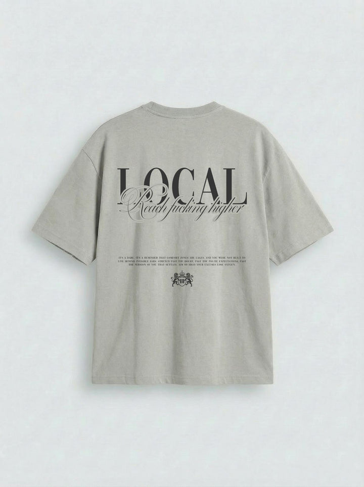 Oversize Lokal T-shirt - Grå