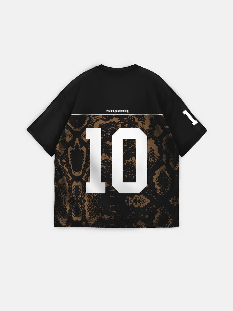 Oversize Brooklyn T-shirt - Svart och Brun