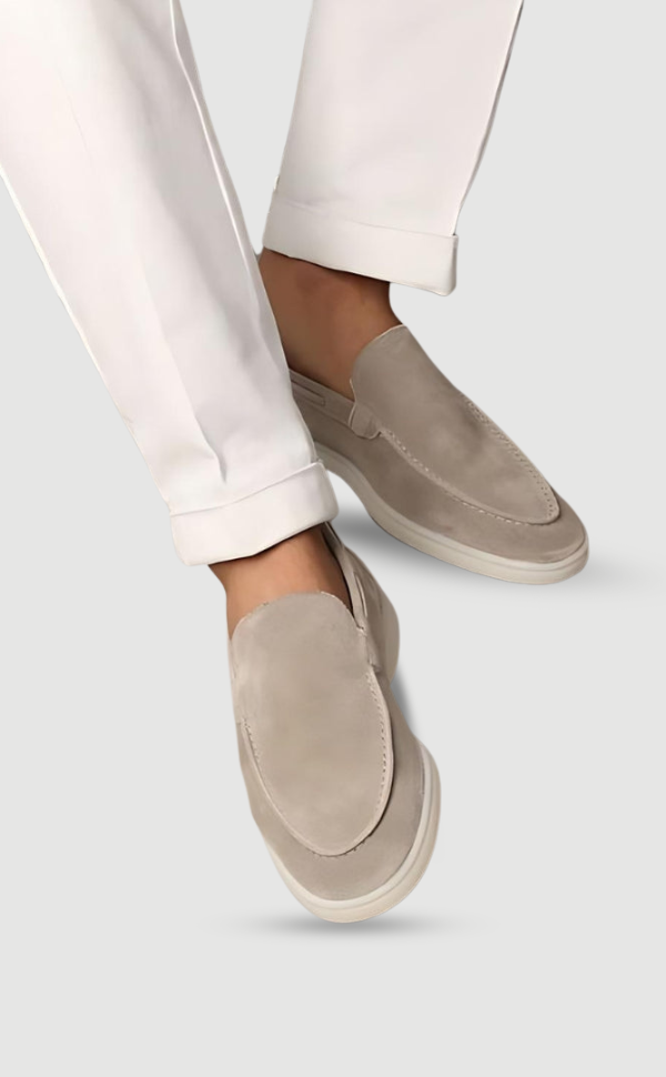 Herr Loafers med Vit Sula för Kontor och Fritid