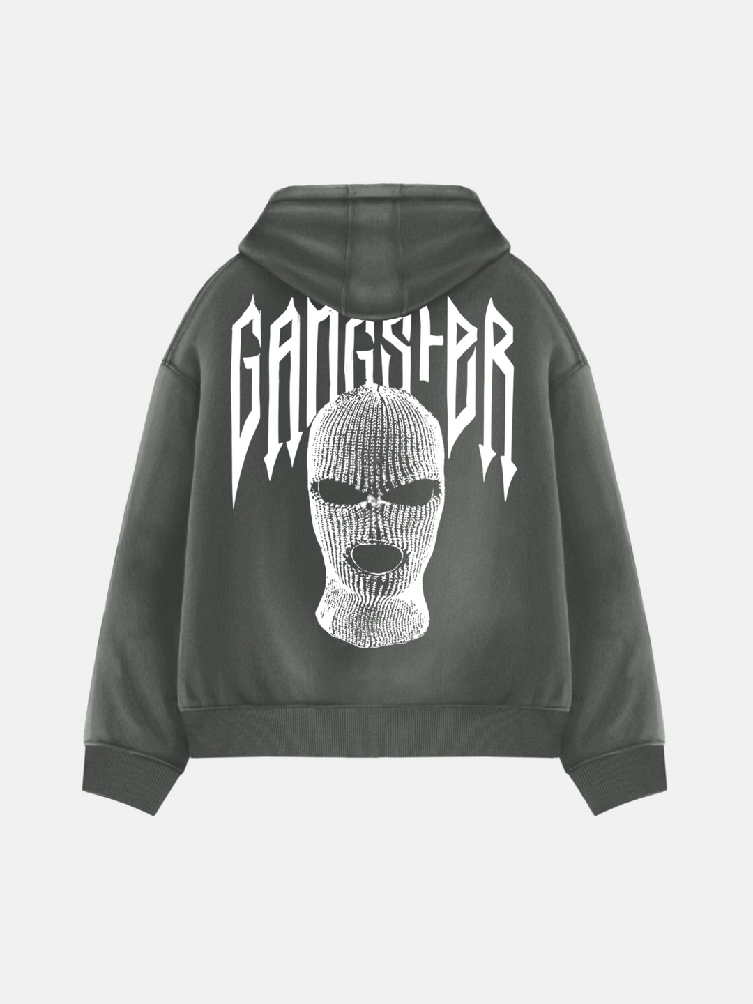Oversize Gangster Hoodie - Antracit