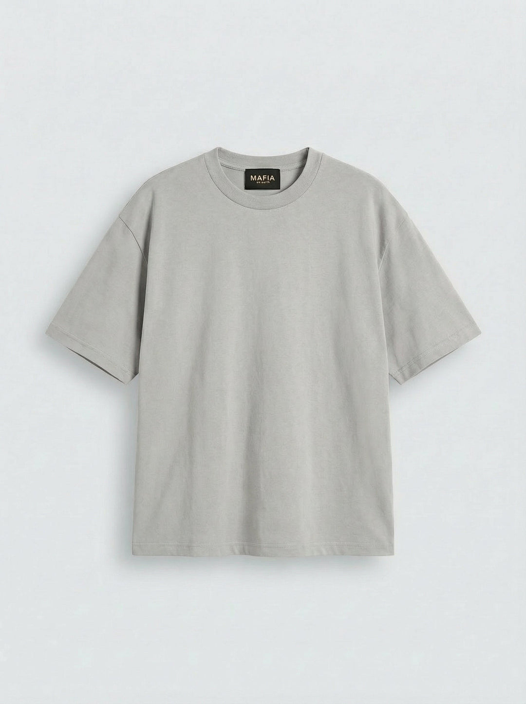 Oversize Basic T-Shirt - Grå