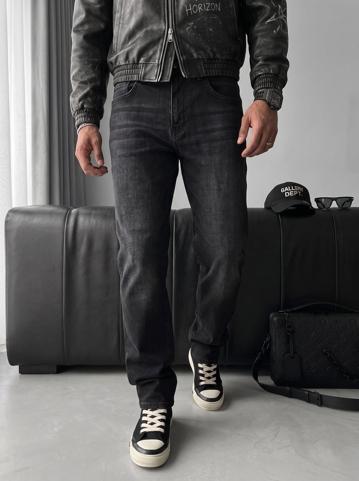 Regular Fit Jeans - Svart