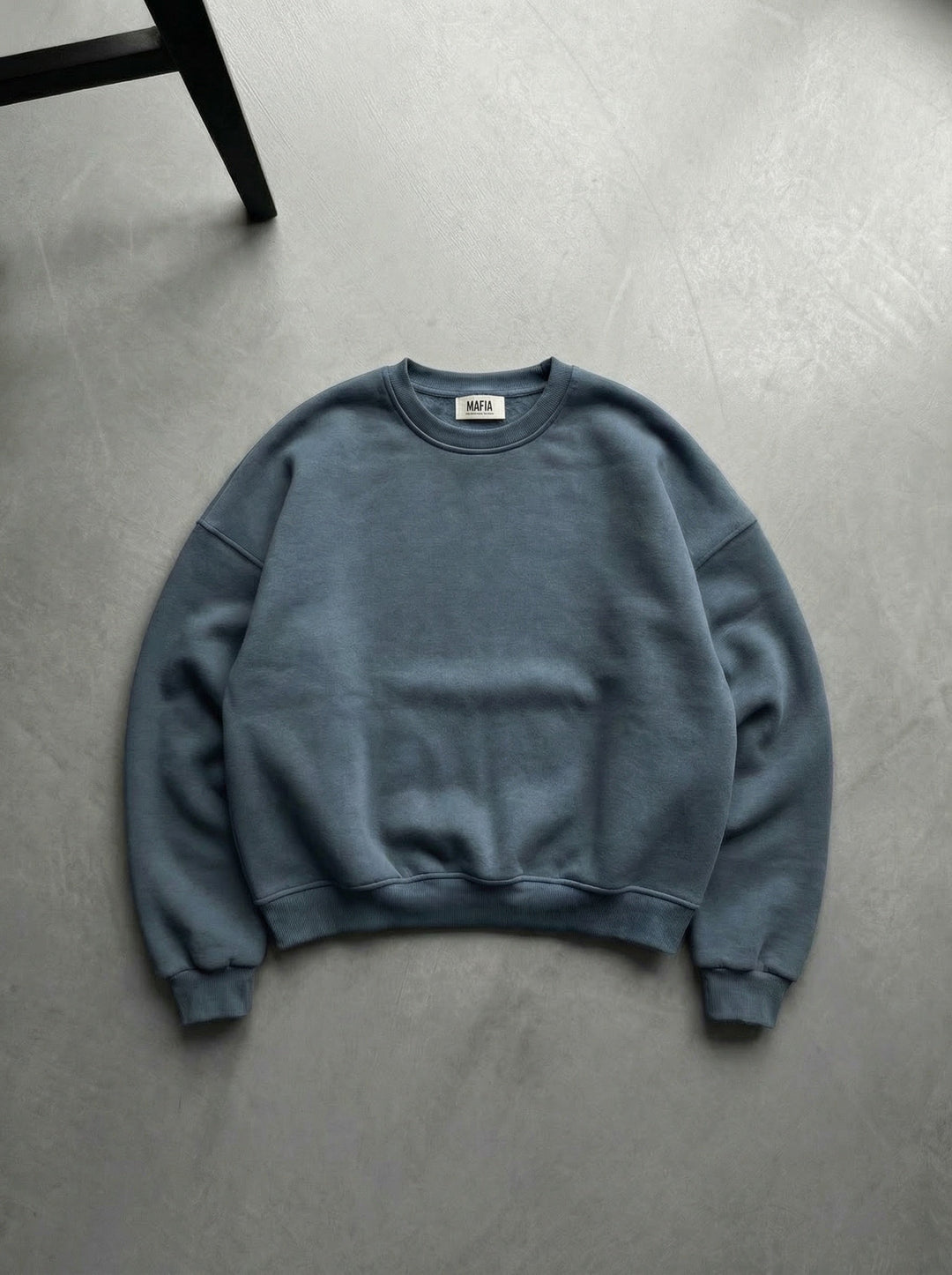Oversize Basic Sweater - Stormigt Väder