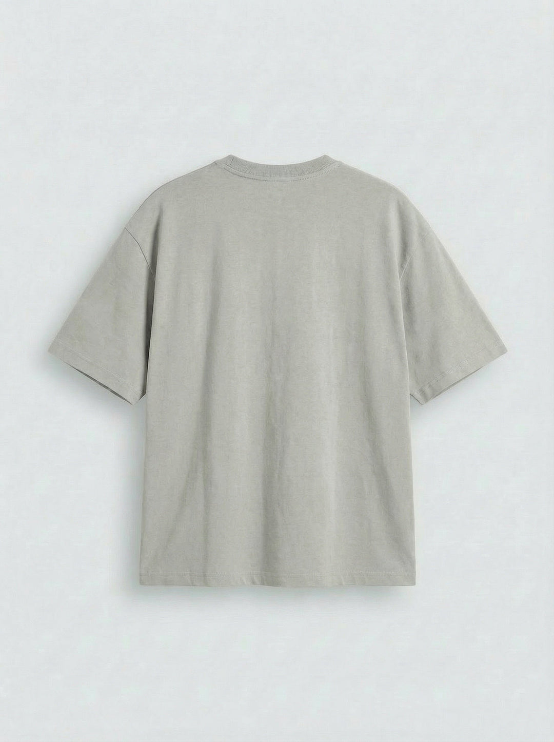 Oversize Basic T-Shirt - Grå