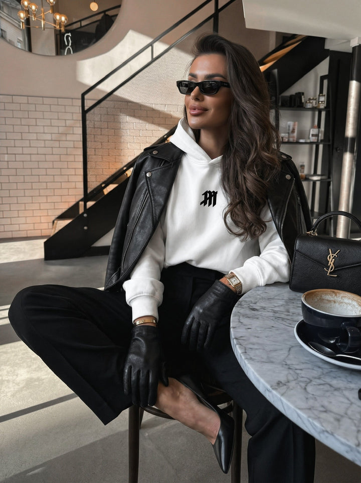 Oversize Musse Hoodie - Vit