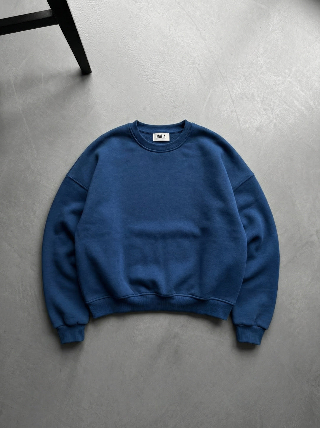 Oversize Basic Tröja - Navy Peony
