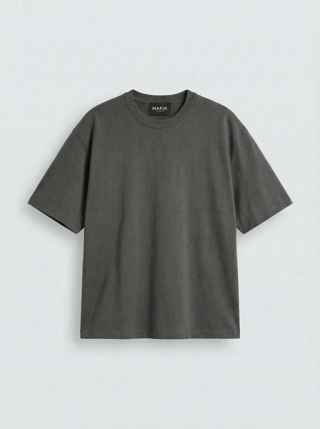 Oversize Basic T-Shirt - Antracit