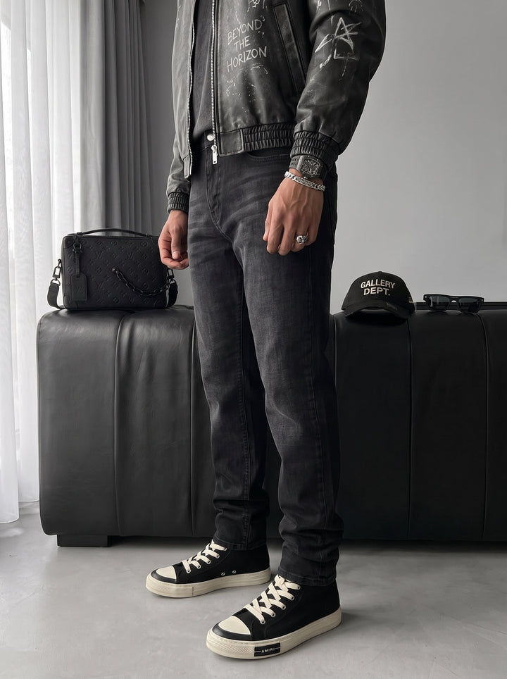 Regular Fit Jeans - Svart