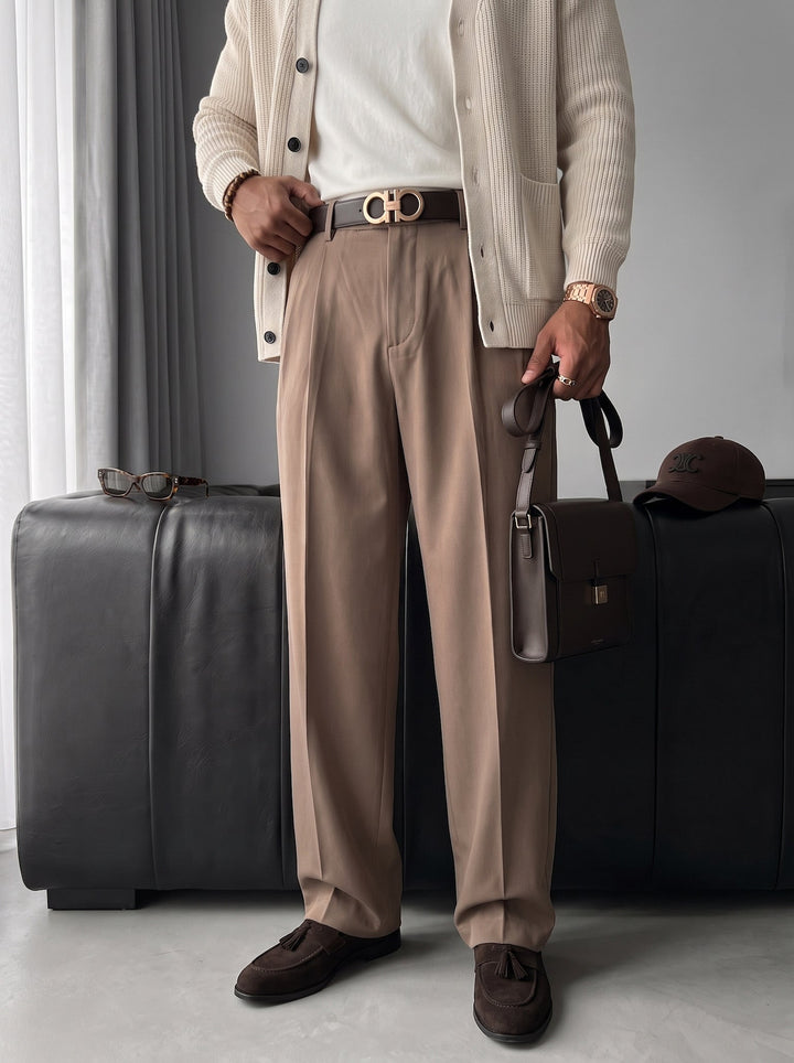 Baggy Chino Byxor - Kamel