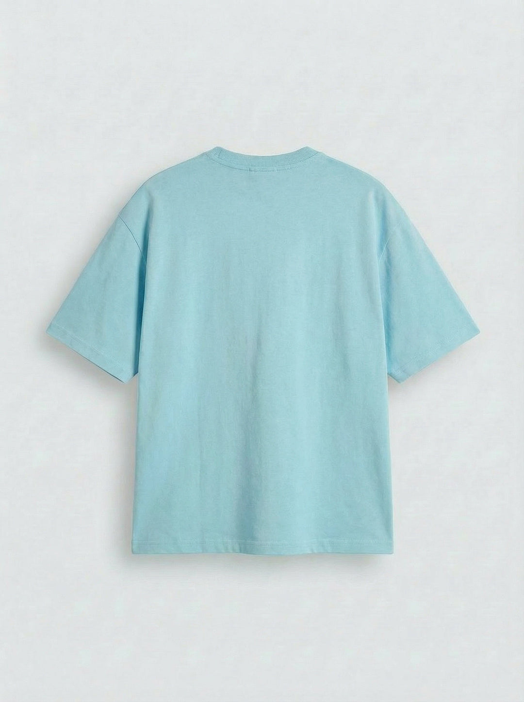 Oversize Basic T-Shirt - Babyblå