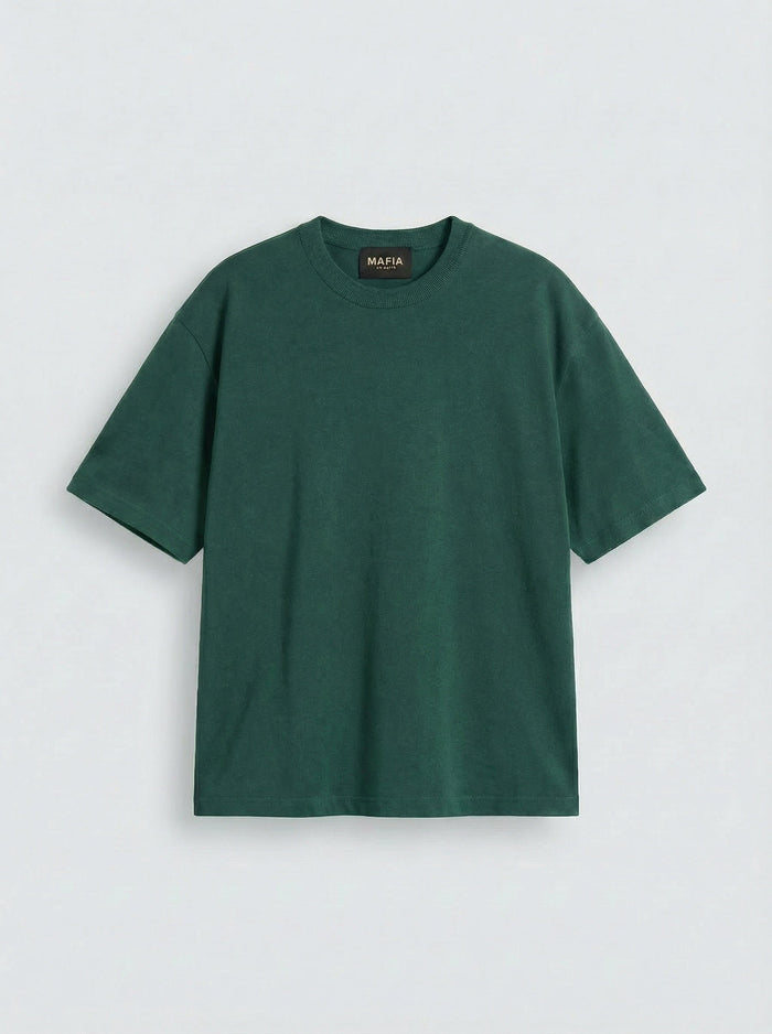 Oversize Basic T-Shirt - Petrol